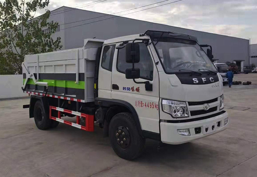 時(shí)風(fēng)壓縮對(duì)接自卸垃圾車(國六)